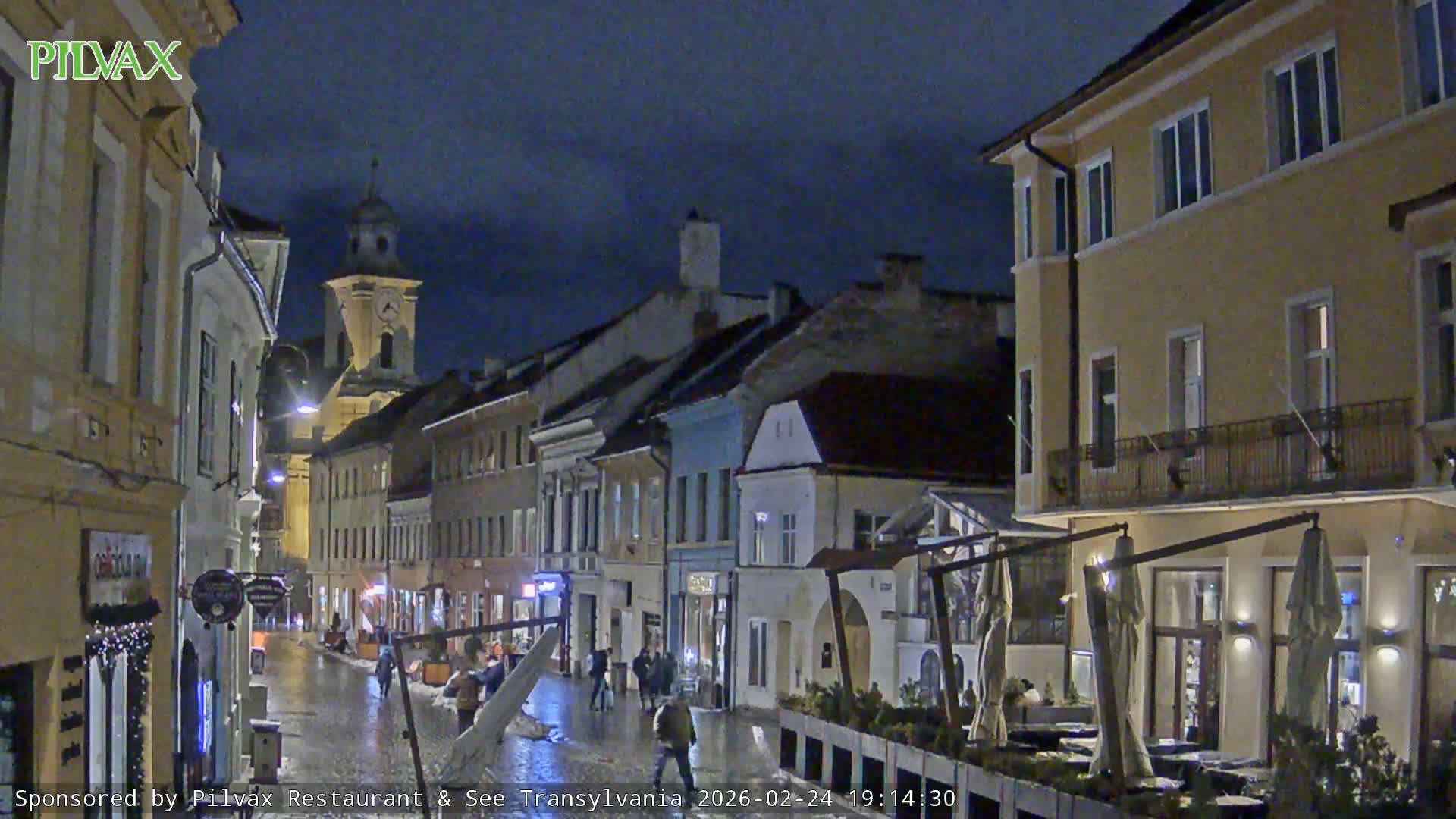 Braşov Old Town, Strada Michael Weiss Street, Brasov Live Cam  - Centrul Vechi, Braşov, Romania