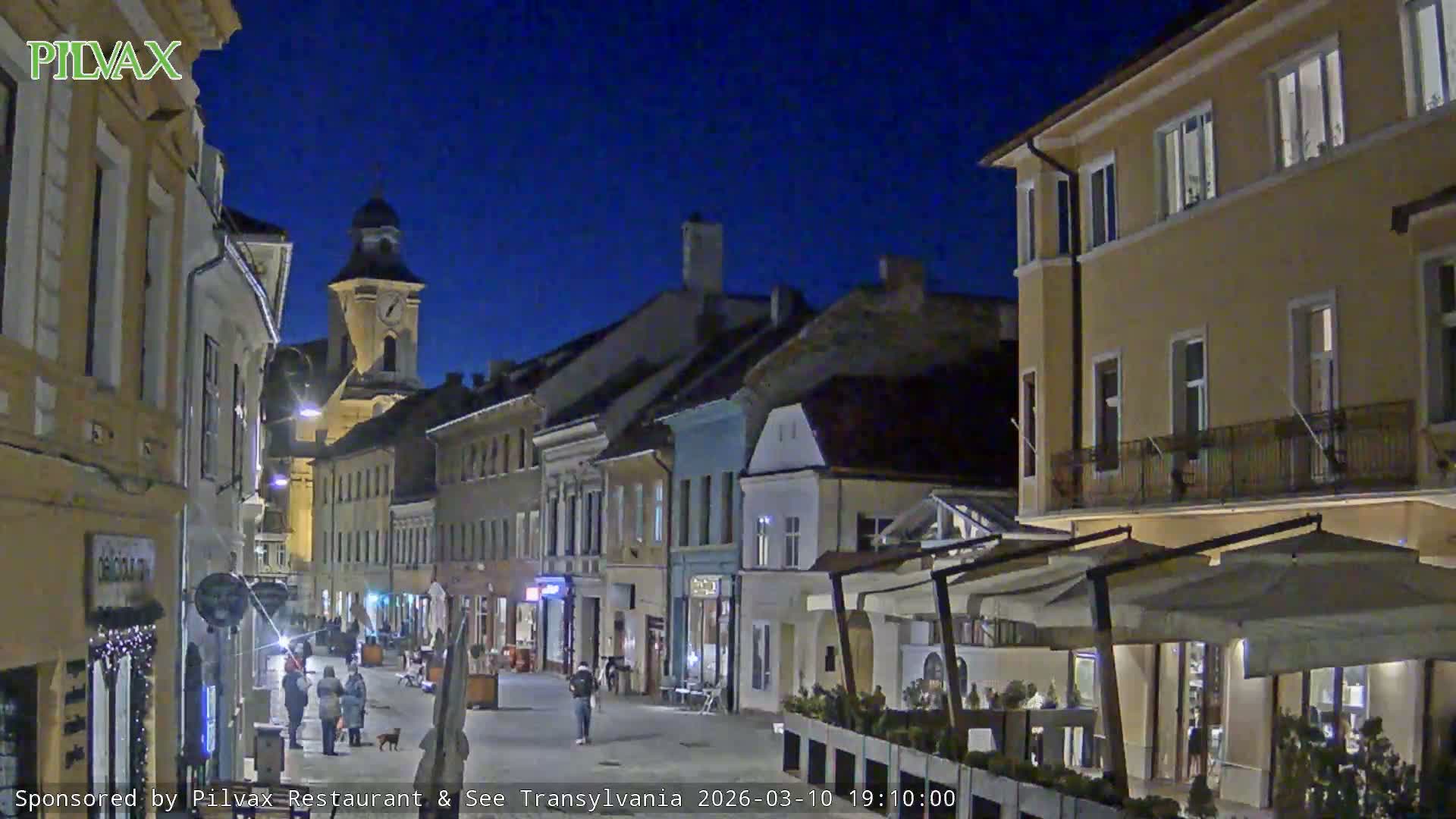 Braşov Old Town, Strada Michael Weiss Street, Brasov Live Cam  - Centrul Vechi, Braşov, Romania