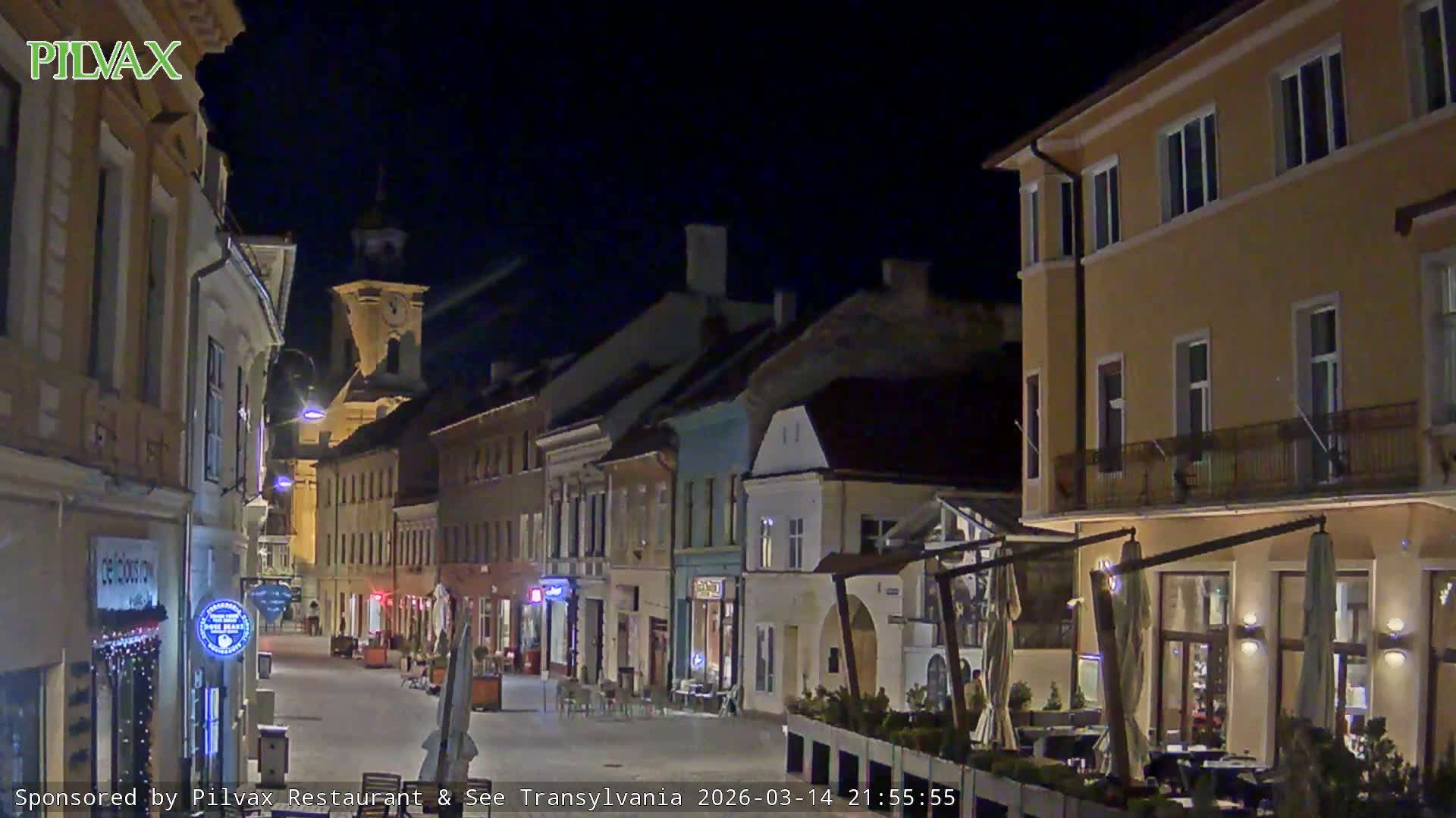 Braşov Old Town, Strada Michael Weiss Street, Brasov Live Cam  - Centrul Vechi, Braşov, Romania