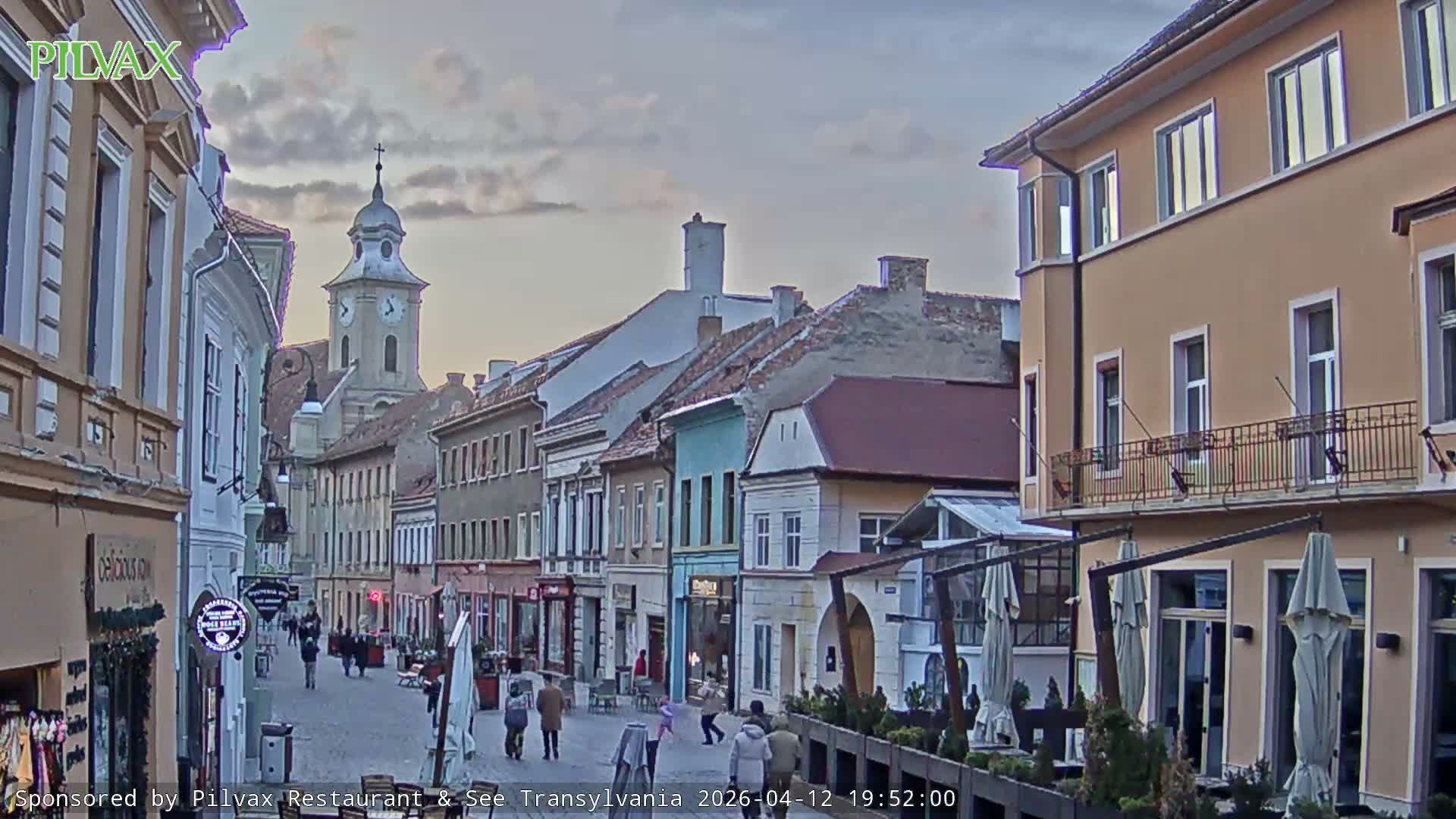 Braşov Old Town, Strada Michael Weiss Street, Brasov Live Cam  - Centrul Vechi, Braşov, Romania