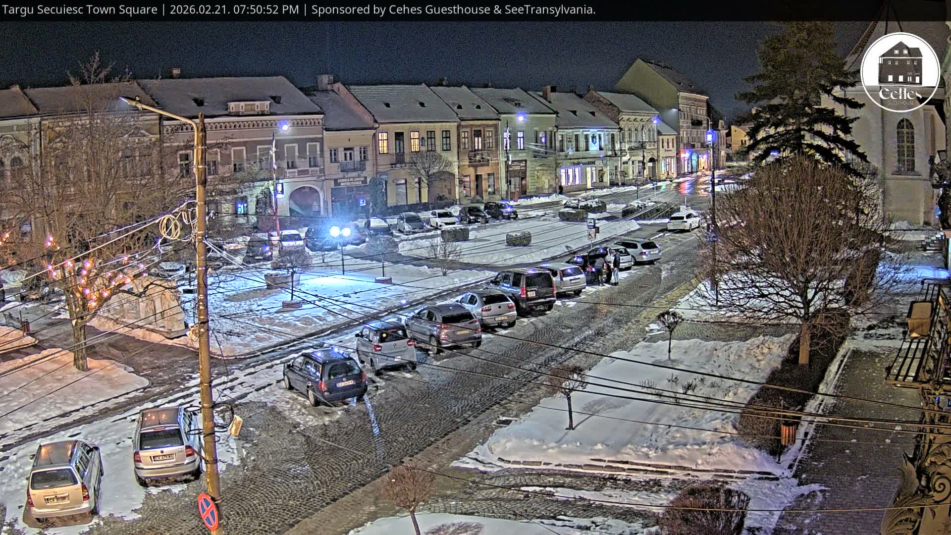 Covasna, Targu Secuiesc Town Piata Gabor Aron Square & Targu Secuiesc Town Center Live Cam - Targu Secuiesc, Covasna, Romania
