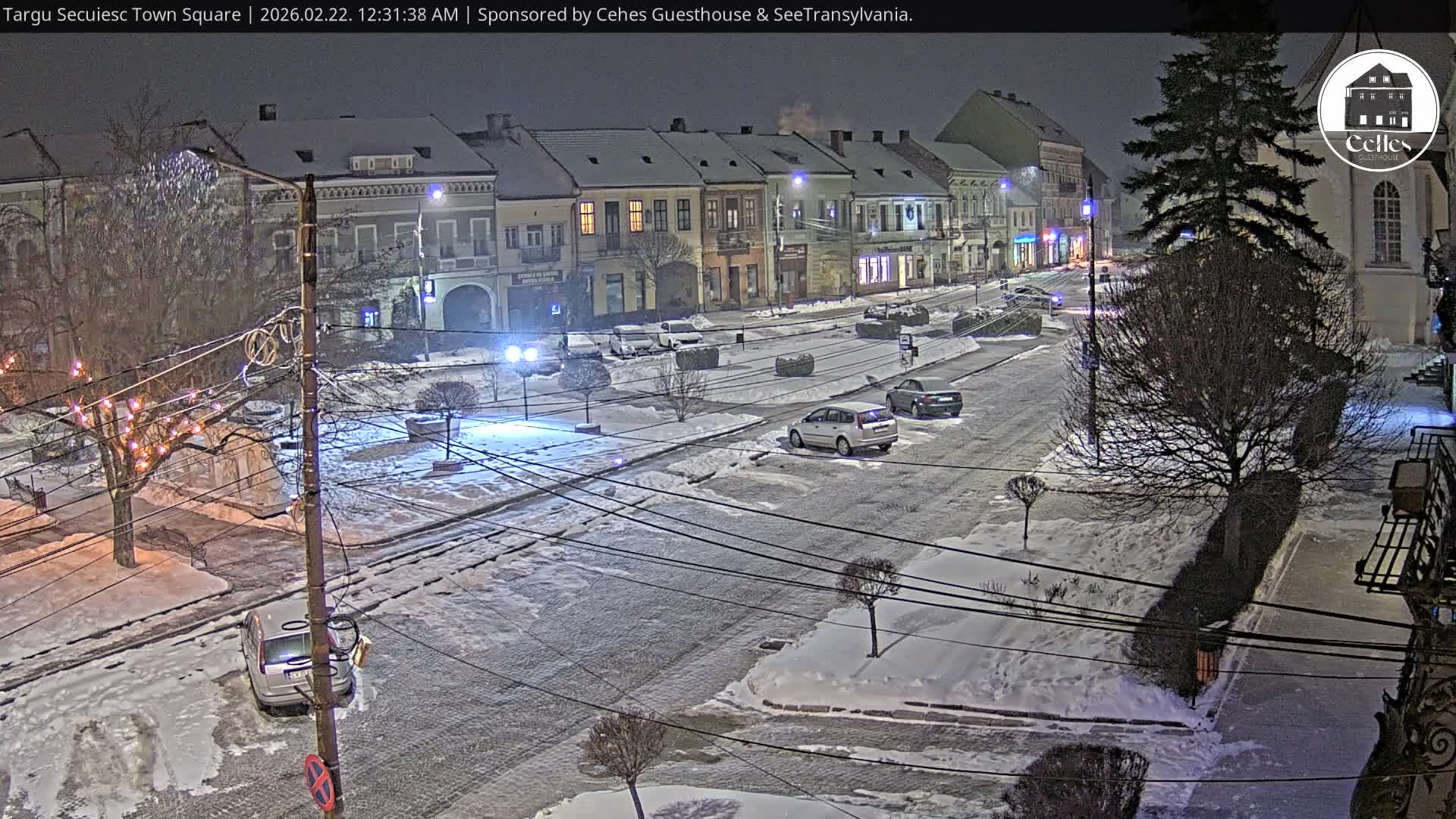 Covasna, Targu Secuiesc Town Piata Gabor Aron Square & Targu Secuiesc Town Center Live Cam - Targu Secuiesc, Covasna, Romania