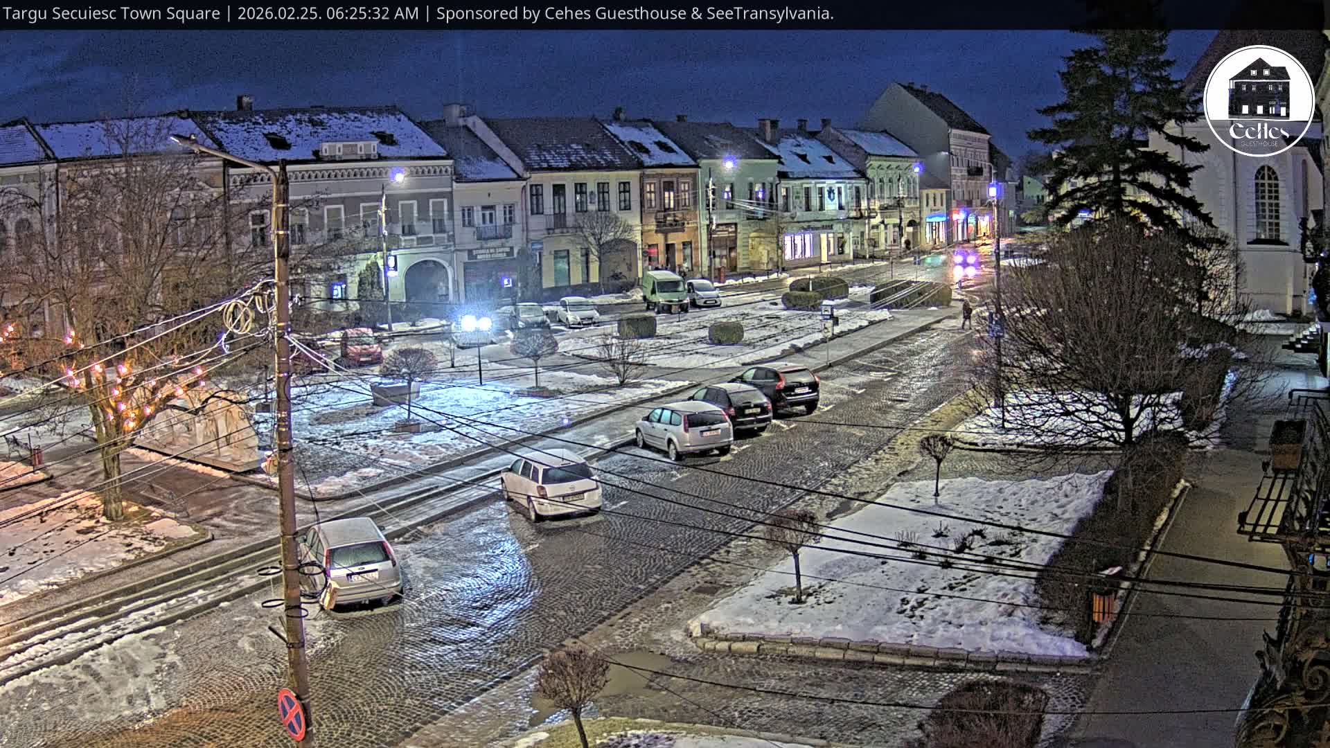 Covasna, Targu Secuiesc Town Piata Gabor Aron Square & Targu Secuiesc Town Center Live Cam - Targu Secuiesc, Covasna, Romania