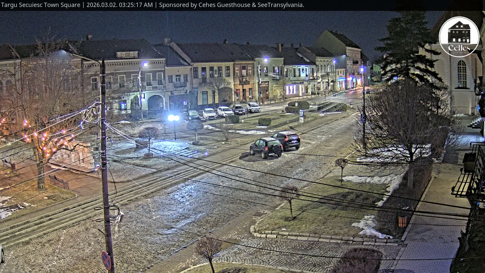Covasna, Targu Secuiesc Town Piata Gabor Aron Square & Targu Secuiesc Town Center Live Cam - Targu Secuiesc, Covasna, Romania