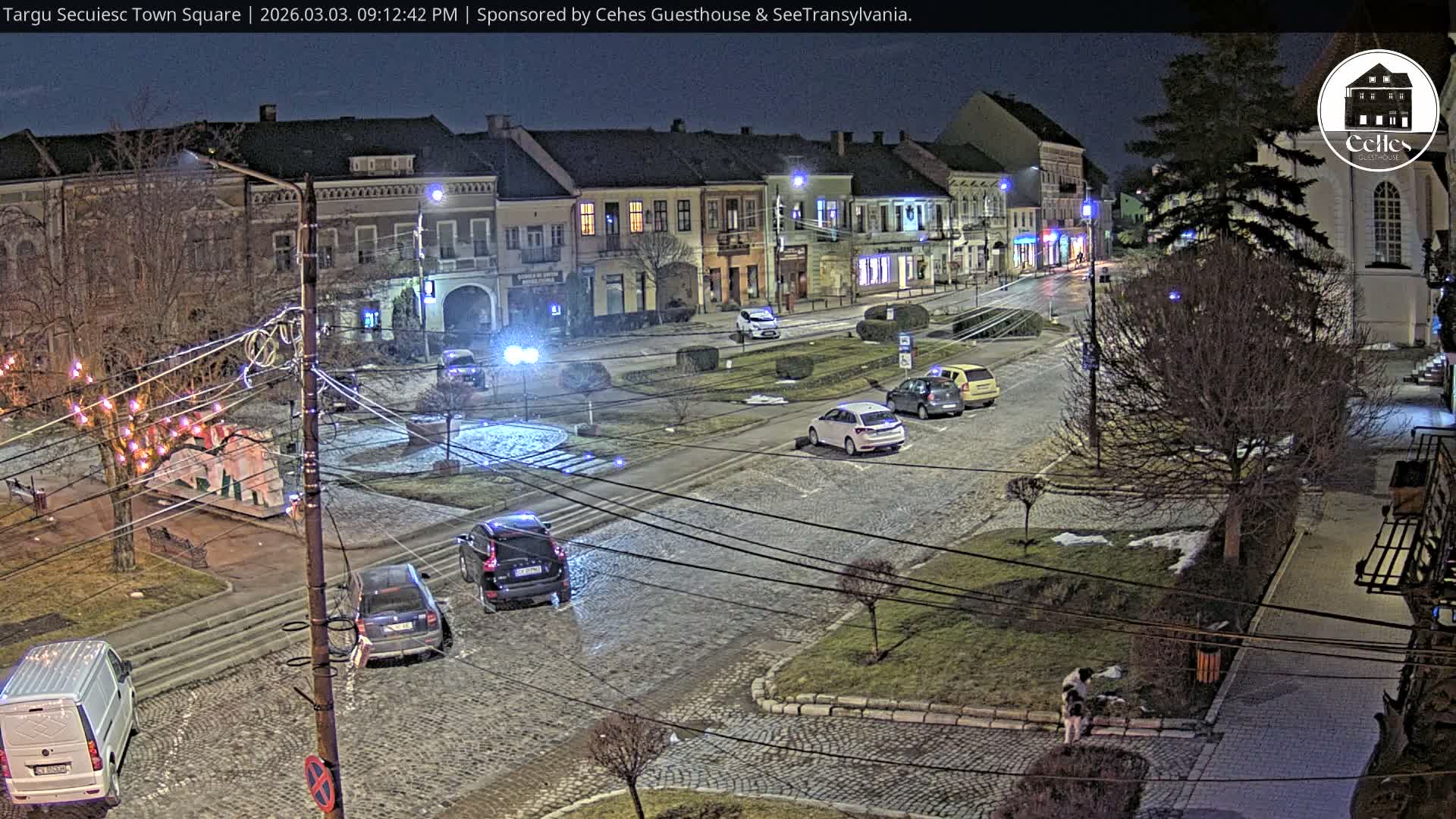 Covasna, Targu Secuiesc Town Piata Gabor Aron Square & Targu Secuiesc Town Center Live Cam - Targu Secuiesc, Covasna, Romania