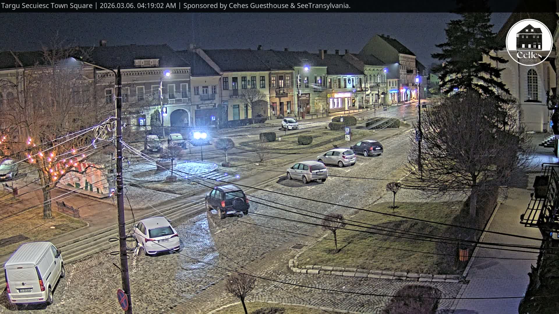 Covasna, Targu Secuiesc Town Piata Gabor Aron Square & Targu Secuiesc Town Center Live Cam - Targu Secuiesc, Covasna, Romania
