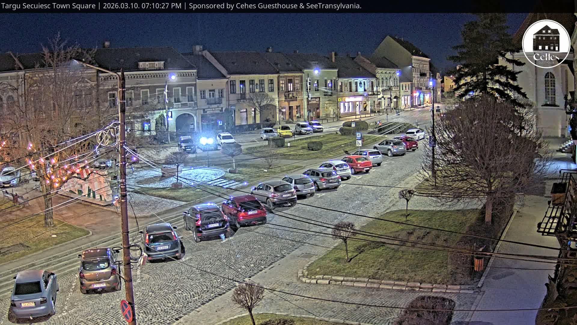 Covasna, Targu Secuiesc Town Piata Gabor Aron Square & Targu Secuiesc Town Center Live Cam - Targu Secuiesc, Covasna, Romania