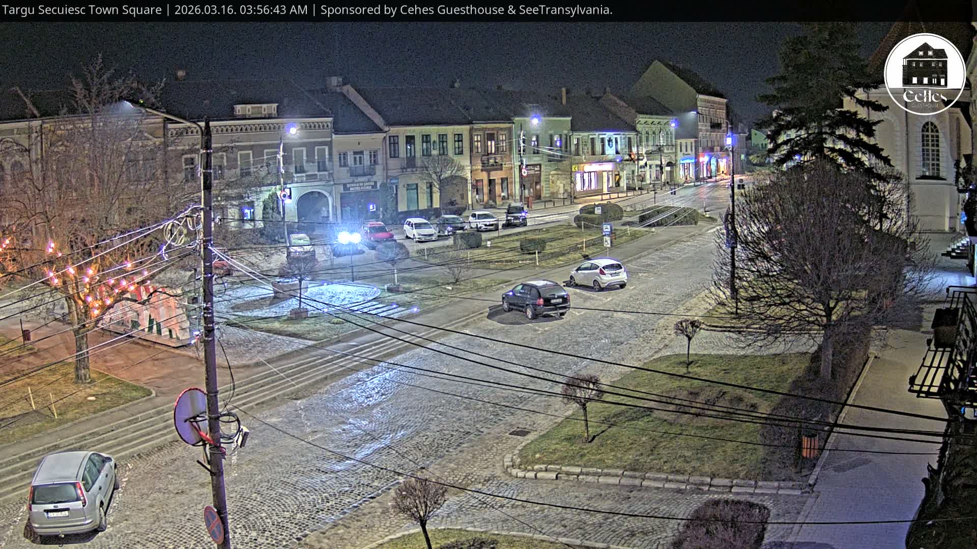 Covasna, Targu Secuiesc Town Piata Gabor Aron Square & Targu Secuiesc Town Center Live Cam - Targu Secuiesc, Covasna, Romania