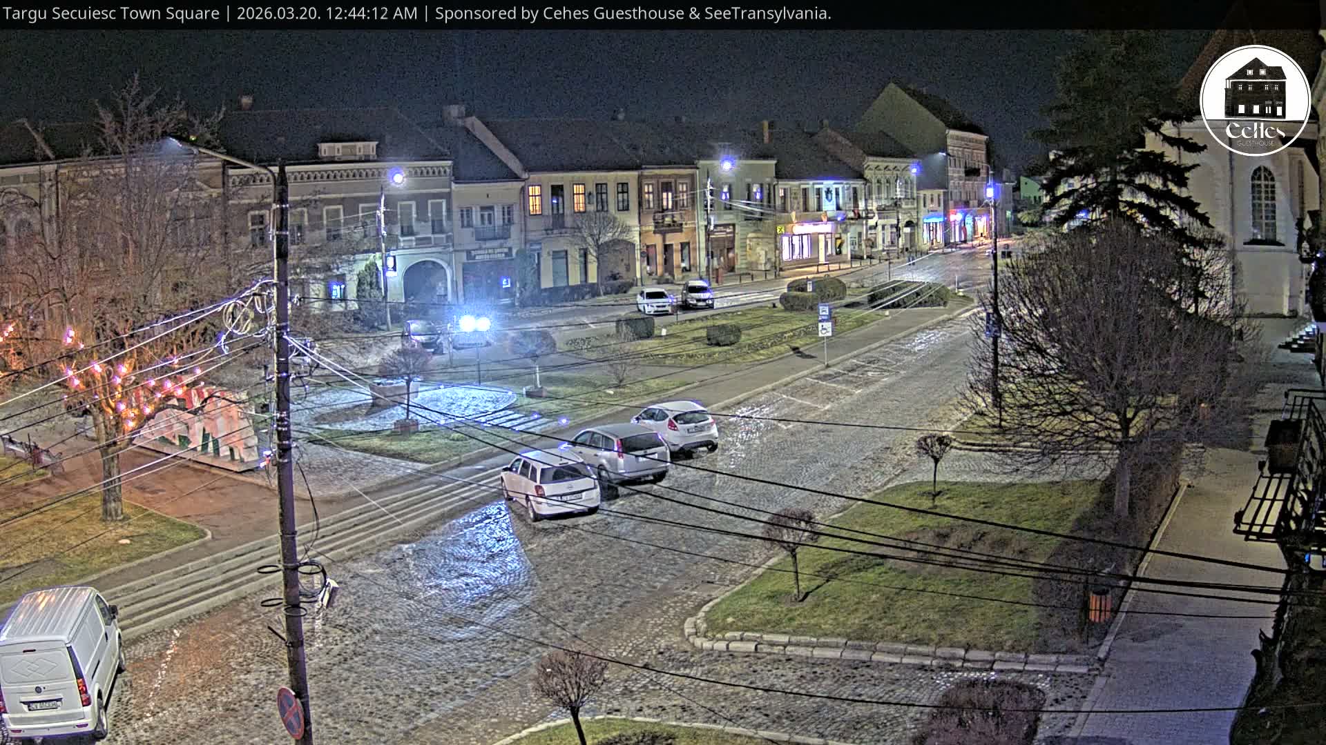 Covasna, Targu Secuiesc Town Piata Gabor Aron Square & Targu Secuiesc Town Center Live Cam - Targu Secuiesc, Covasna, Romania