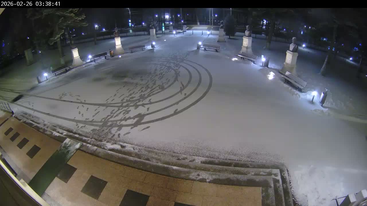 Iaşi, Aleea Mihail Sadoveanu Street & University of Agricultural Sciences and Veterinary Medicine Garden, Iasi Live Cam - Agronomie, Iaşi, Romania
