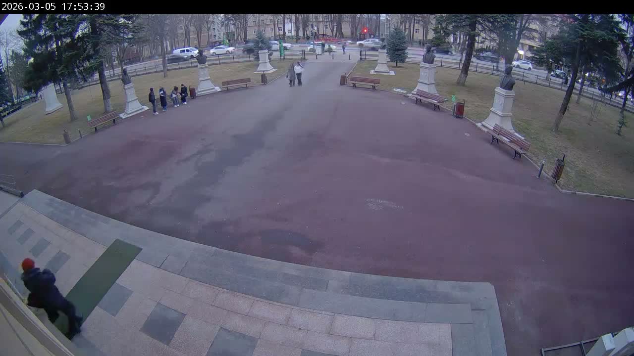 Iaşi, Aleea Mihail Sadoveanu Street & University of Agricultural Sciences and Veterinary Medicine Garden, Iasi Live Cam - Agronomie, Iaşi, Romania