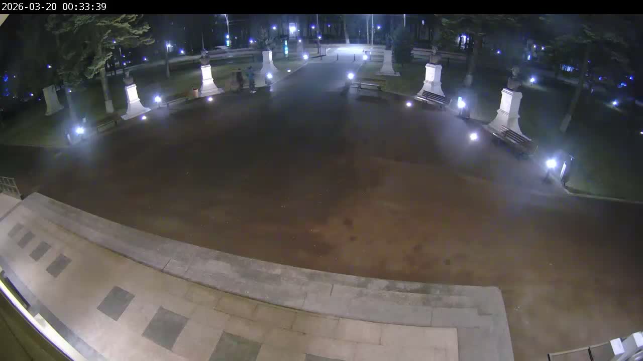 Iaşi, Aleea Mihail Sadoveanu Street & University of Agricultural Sciences and Veterinary Medicine Garden, Iasi Live Cam - Agronomie, Iaşi, Romania