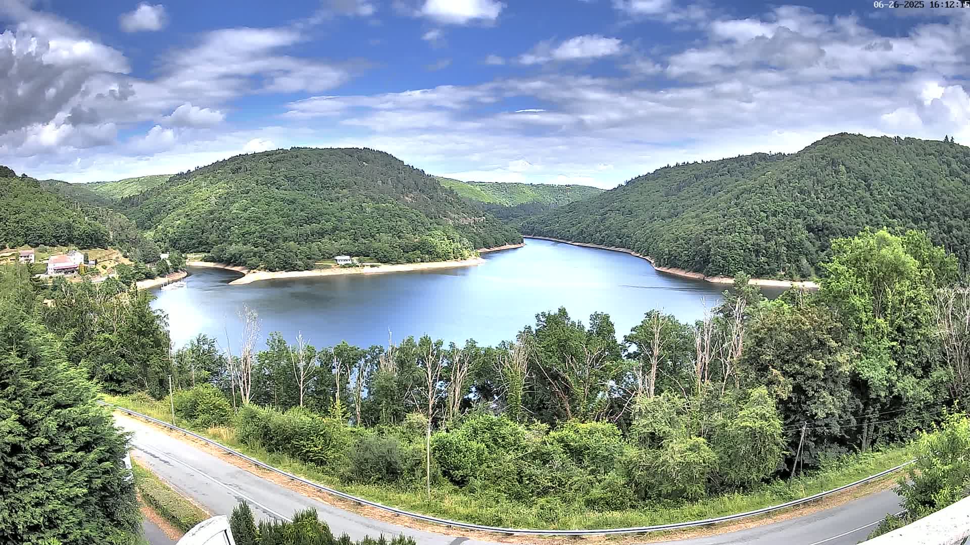 Miremont , Barrage des Fades Dam Live Cam - Riom, Puy-de-Dome, Auvergne-Rhone-Alpes, France