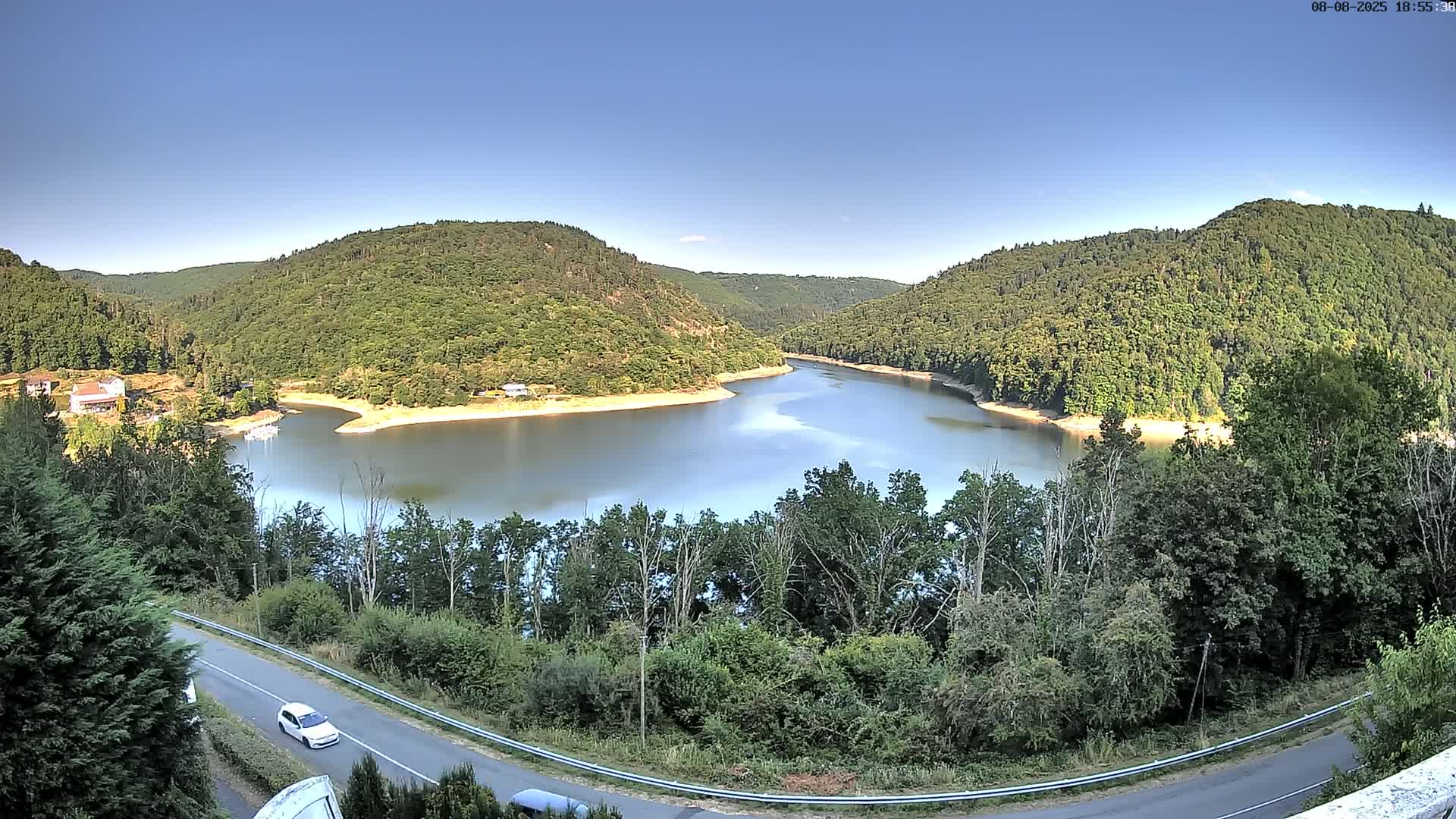 Miremont , Barrage des Fades Dam Live Cam - Riom, Puy-de-Dome, Auvergne-Rhone-Alpes, France