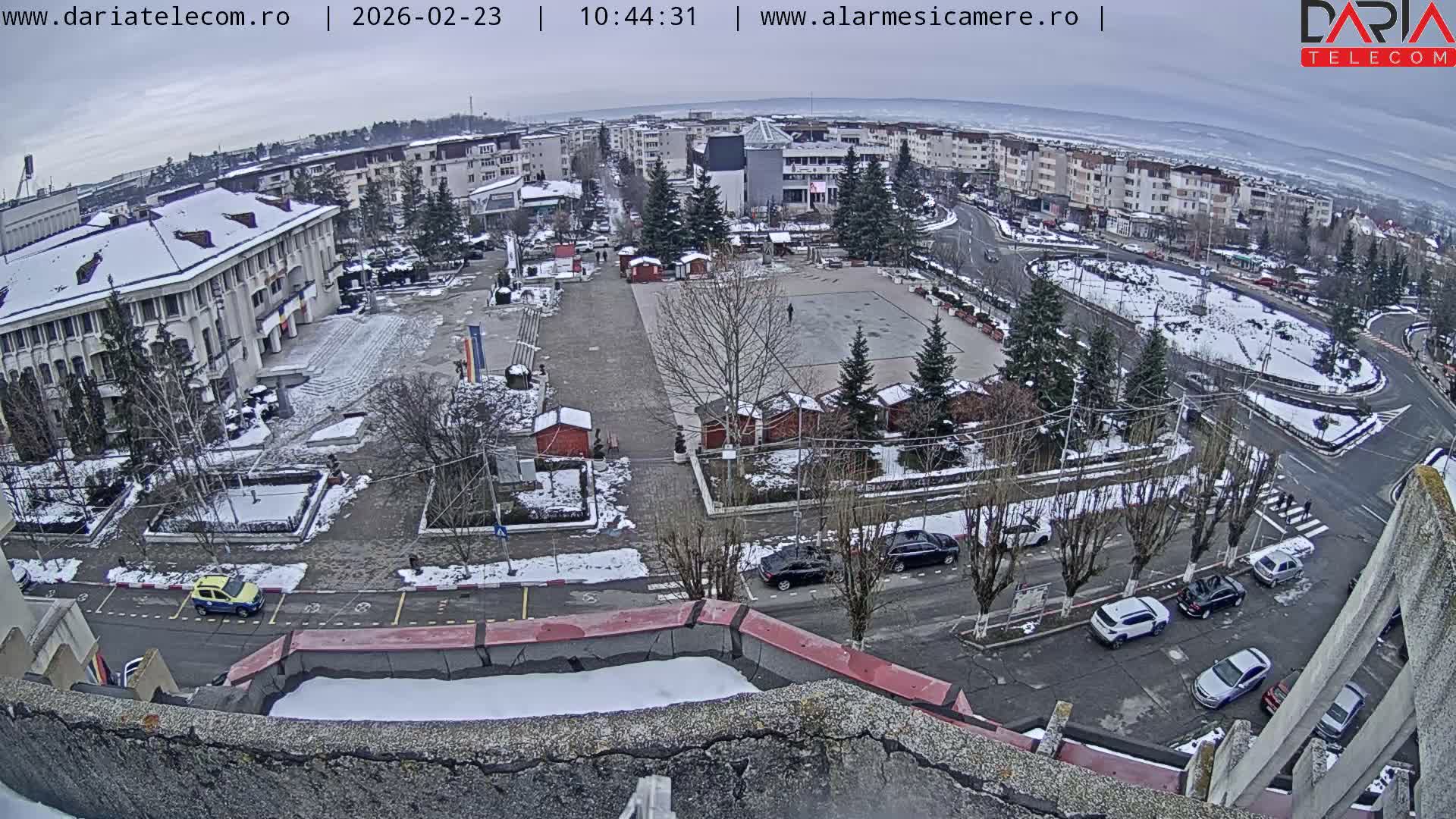 Arges, Oras Mioveni Centr & Bulevardul Dacia Boulevard , Mioveni Skyline Live Cam - Mioveni, Argeş, Romania