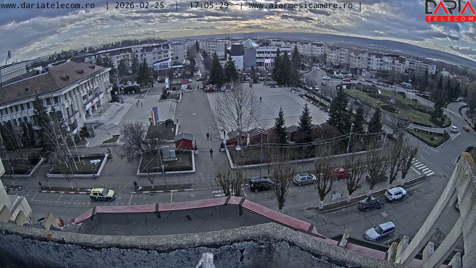 Arges, Oras Mioveni Centr & Bulevardul Dacia Boulevard , Mioveni Skyline Live Cam - Mioveni, Argeş, Romania