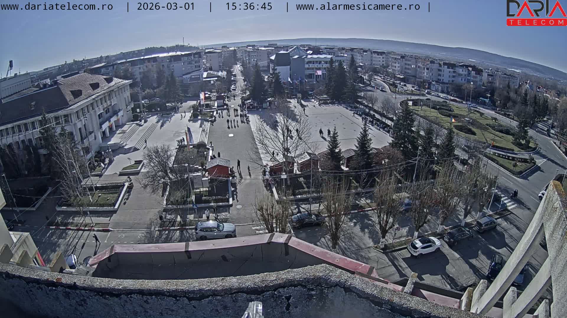 Arges, Oras Mioveni Centr & Bulevardul Dacia Boulevard , Mioveni Skyline Live Cam - Mioveni, Argeş, Romania