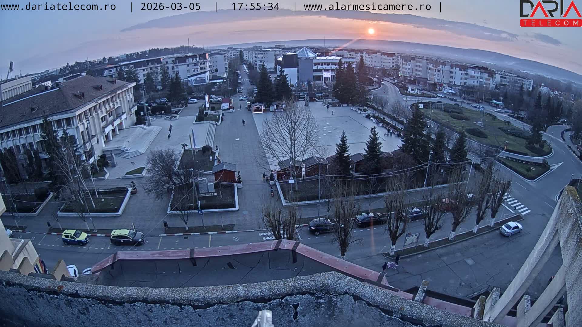 Arges, Oras Mioveni Centr & Bulevardul Dacia Boulevard , Mioveni Skyline Live Cam - Mioveni, Argeş, Romania