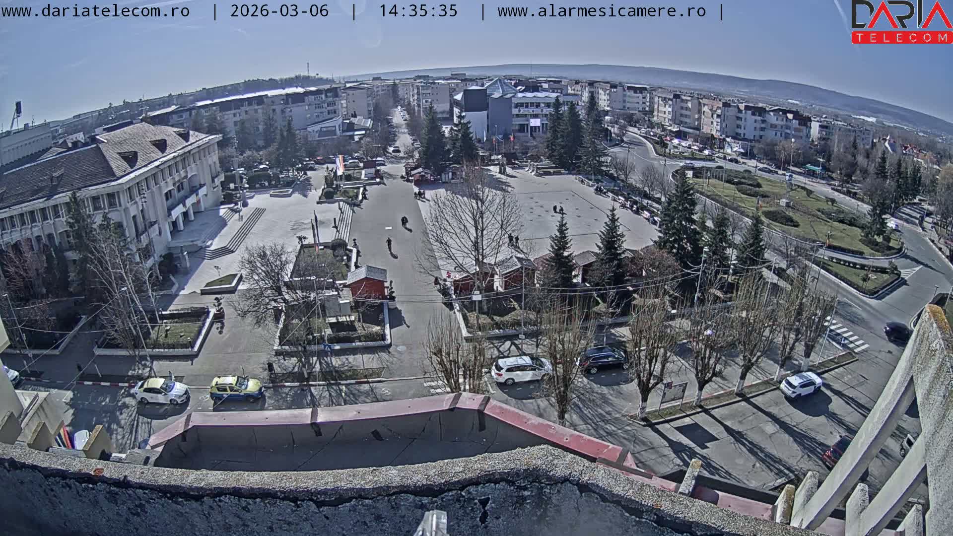 Arges, Oras Mioveni Centr & Bulevardul Dacia Boulevard , Mioveni Skyline Live Cam - Mioveni, Argeş, Romania
