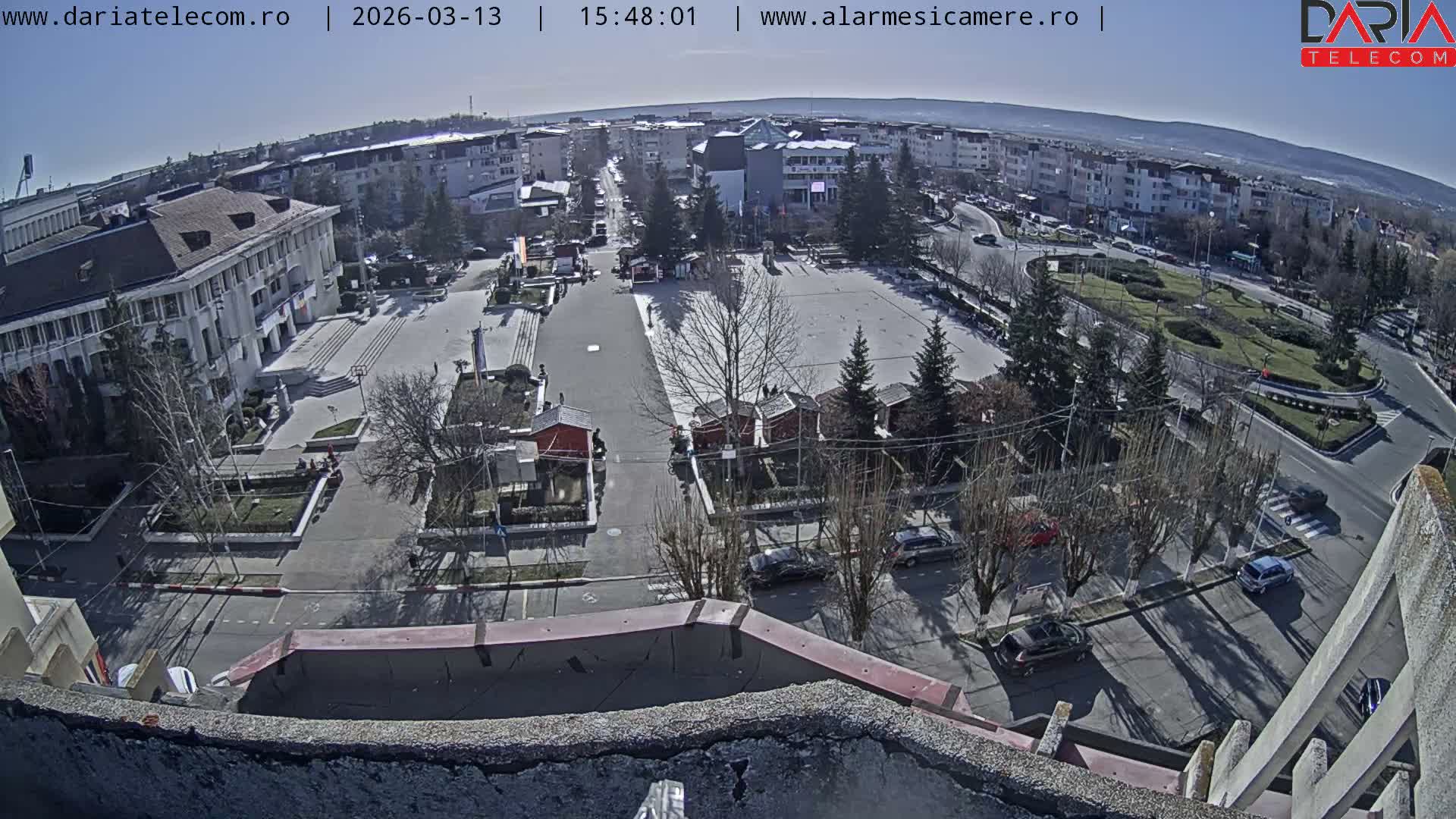 Arges, Oras Mioveni Centr & Bulevardul Dacia Boulevard , Mioveni Skyline Live Cam - Mioveni, Argeş, Romania