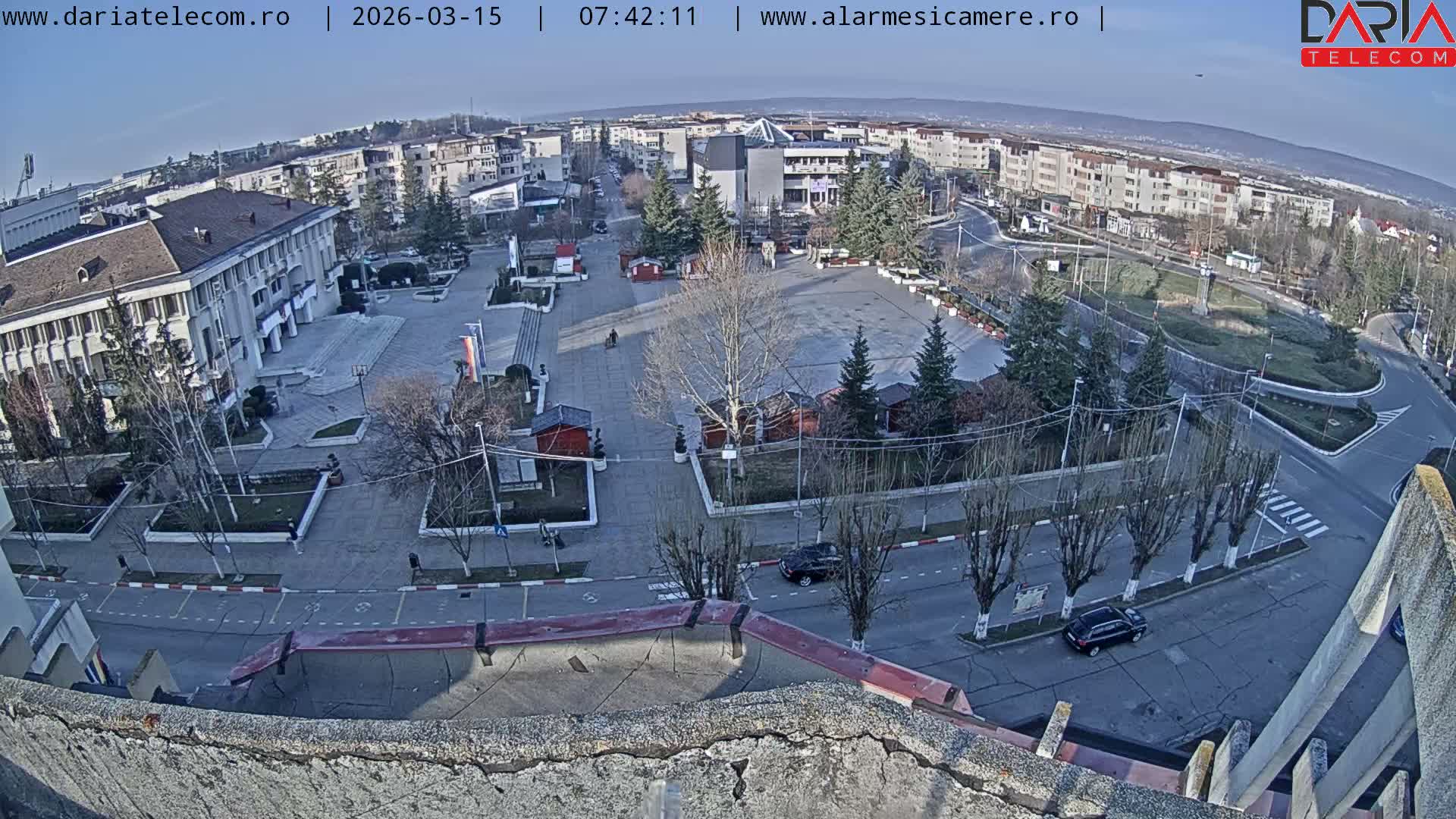 Arges, Oras Mioveni Centr & Bulevardul Dacia Boulevard , Mioveni Skyline Live Cam - Mioveni, Argeş, Romania