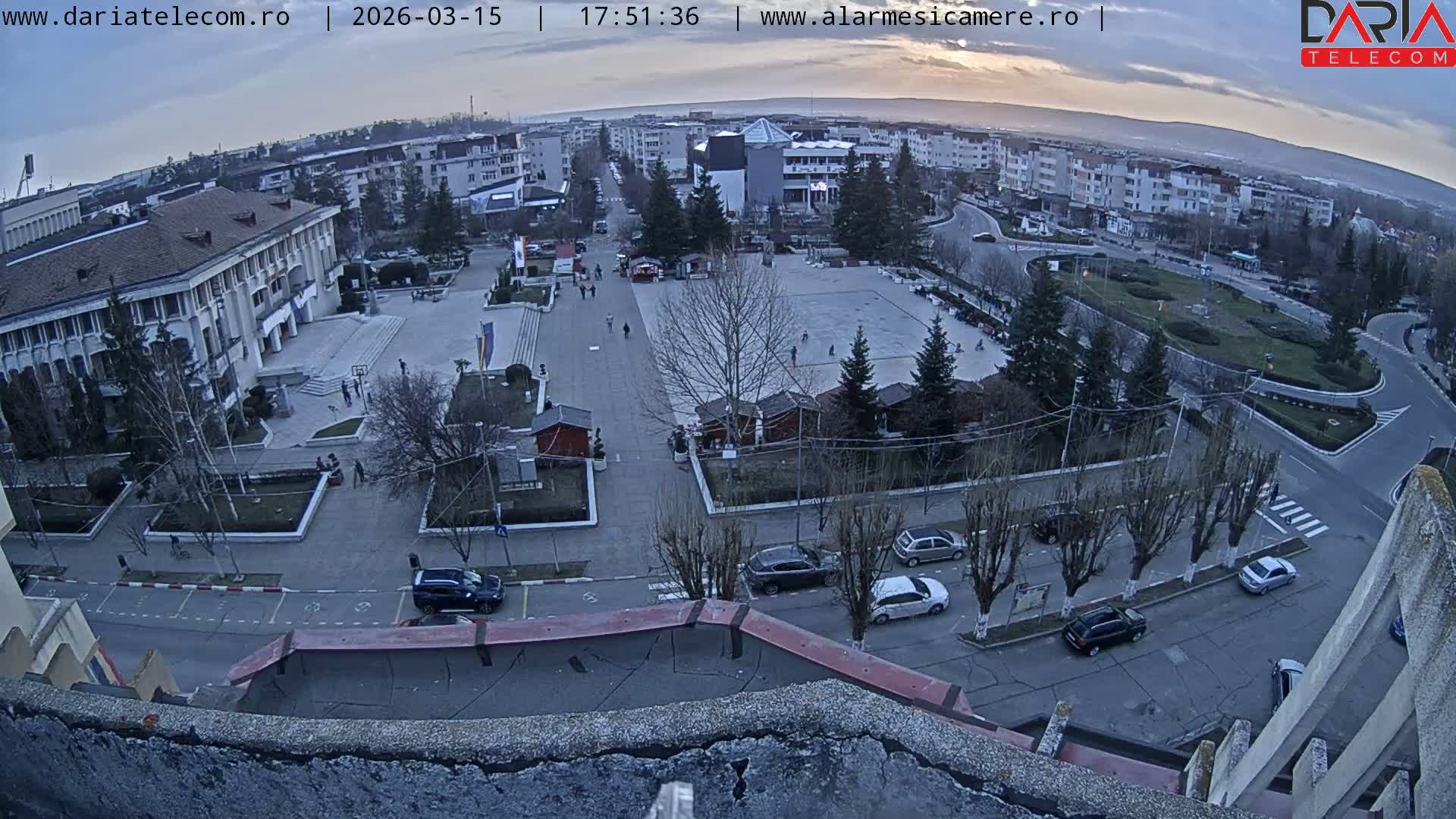 Arges, Oras Mioveni Centr & Bulevardul Dacia Boulevard , Mioveni Skyline Live Cam - Mioveni, Argeş, Romania