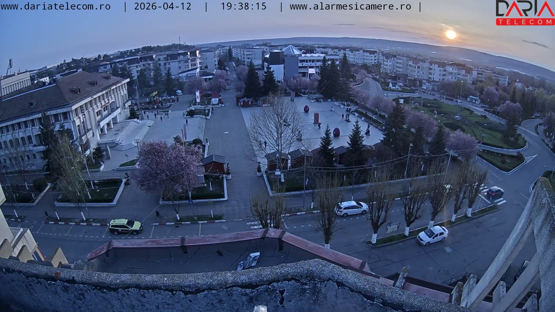 Arges, Oras Mioveni Centr & Bulevardul Dacia Boulevard , Mioveni Skyline Live Cam - Mioveni, Argeş, Romania