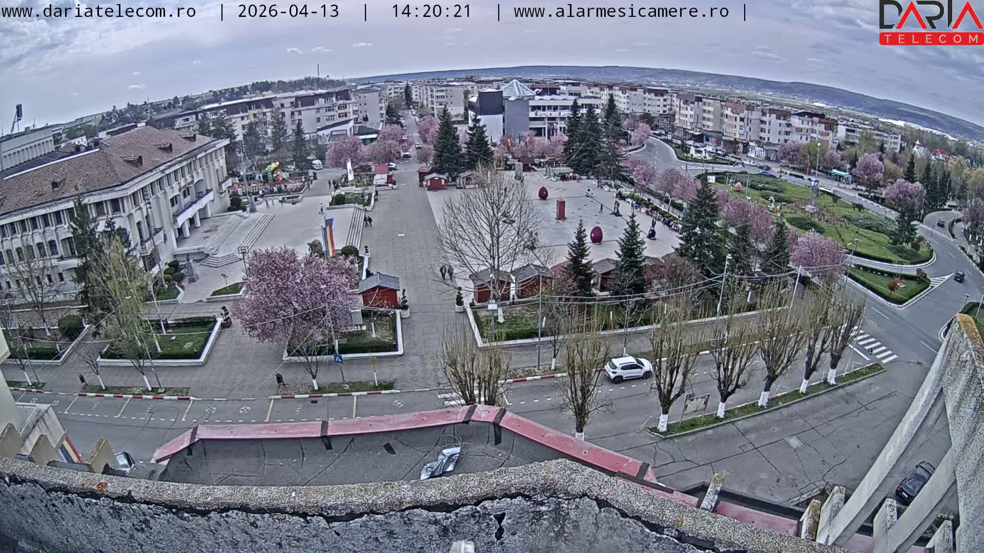 Arges, Oras Mioveni Centr & Bulevardul Dacia Boulevard , Mioveni Skyline Live Cam - Mioveni, Argeş, Romania