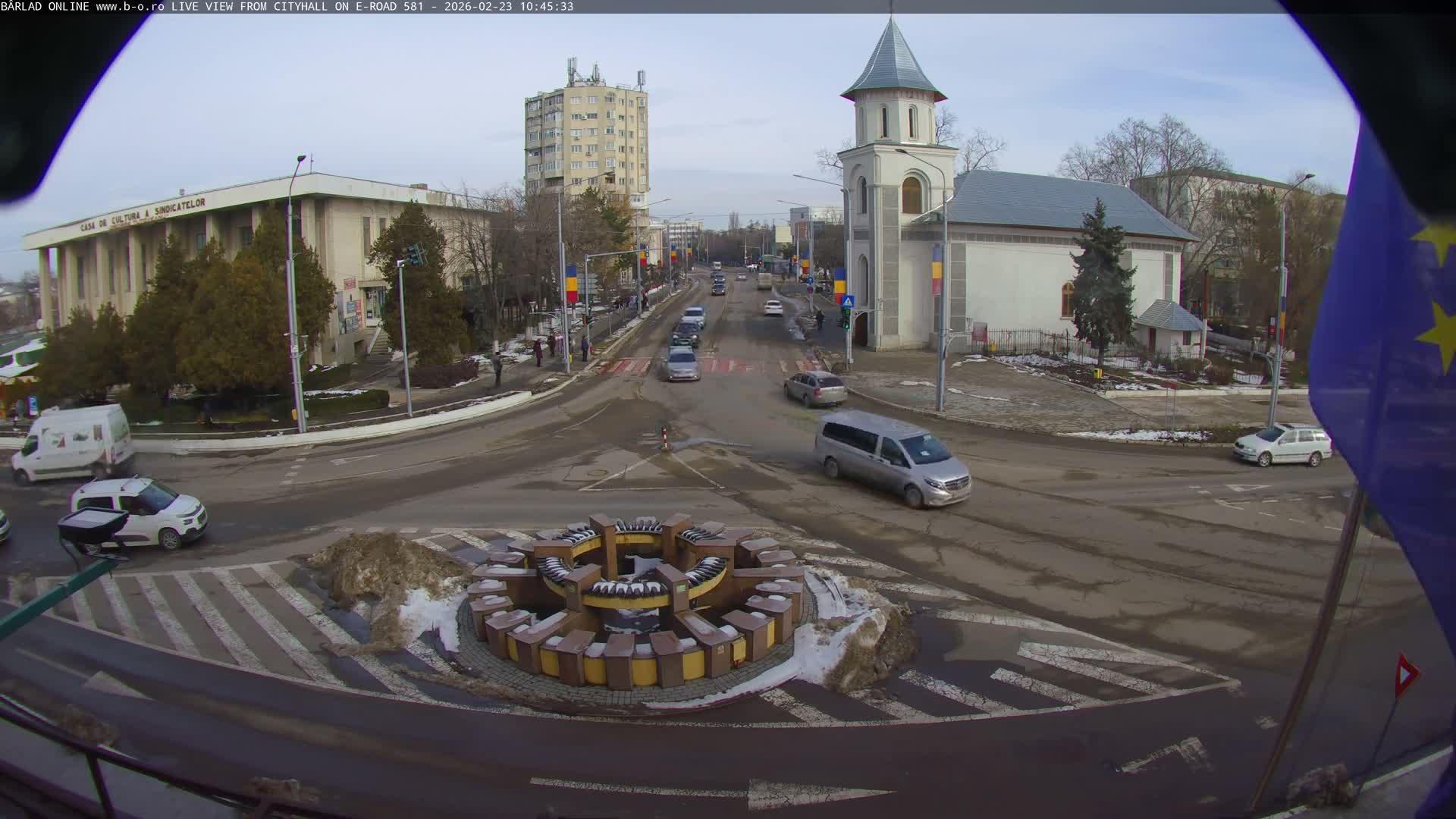 Vaslui, Piata Victorei ( Victory Square) & City Center of Barlad Live Cam - Centru, Bârlad, Vaslui, Romania