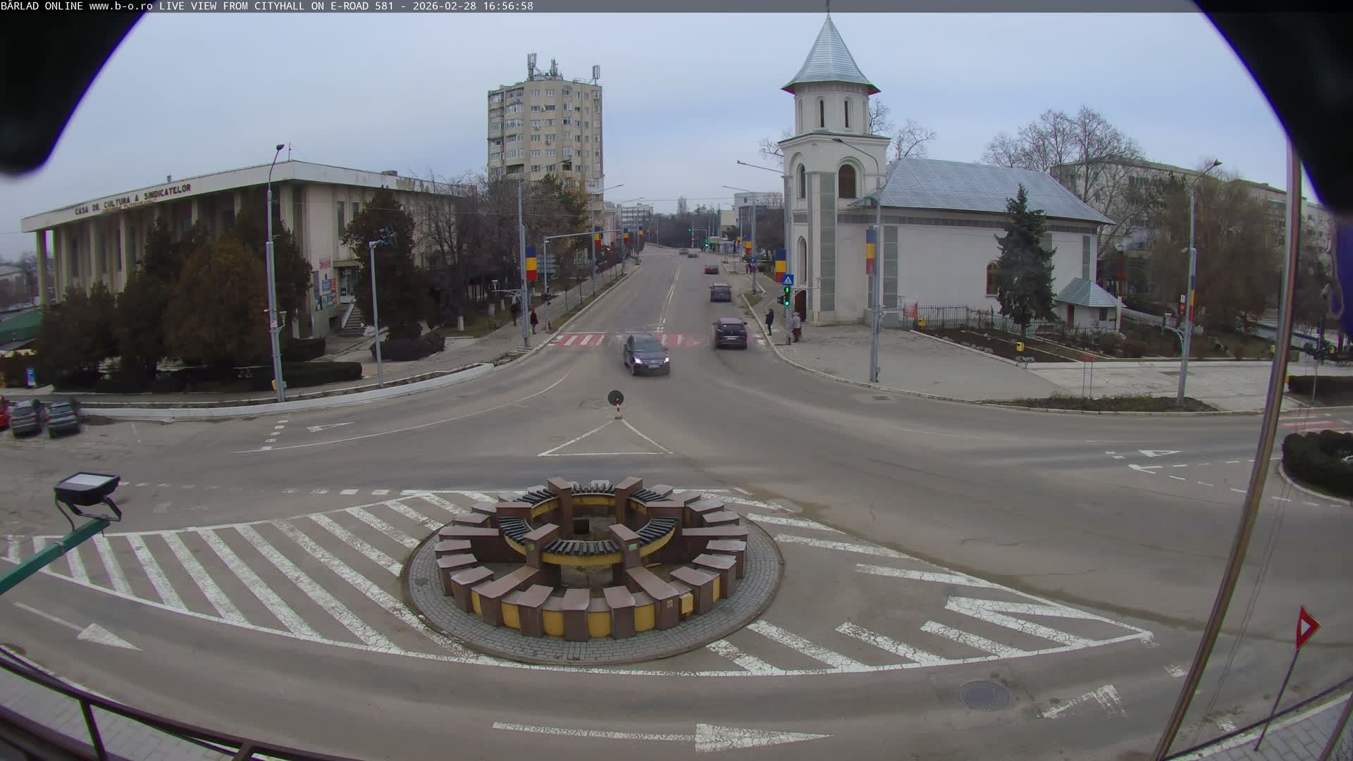 Vaslui, Piata Victorei ( Victory Square) & City Center of Barlad Live Cam - Centru, Bârlad, Vaslui, Romania
