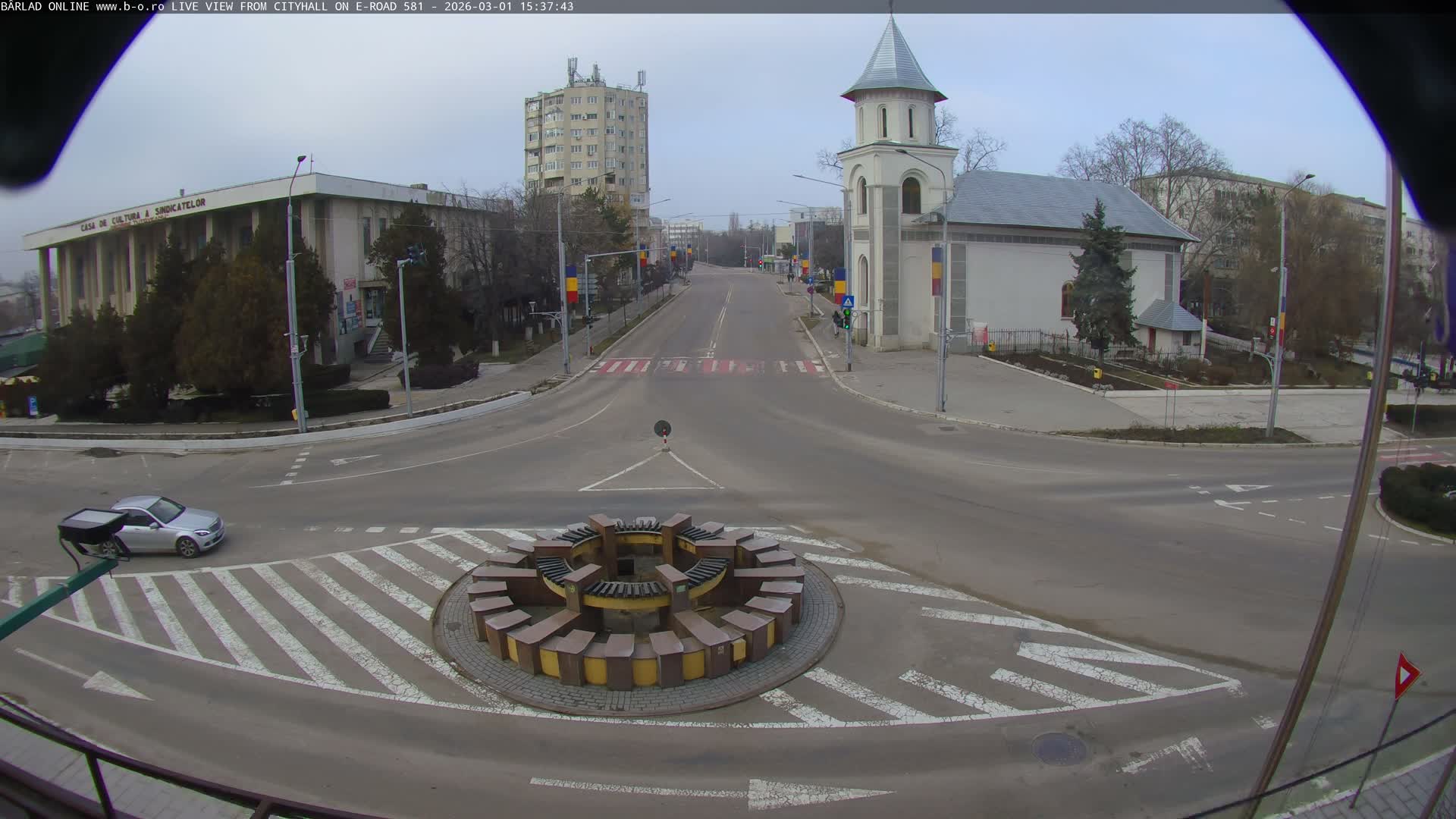 Vaslui, Piata Victorei ( Victory Square) & City Center of Barlad Live Cam - Centru, Bârlad, Vaslui, Romania