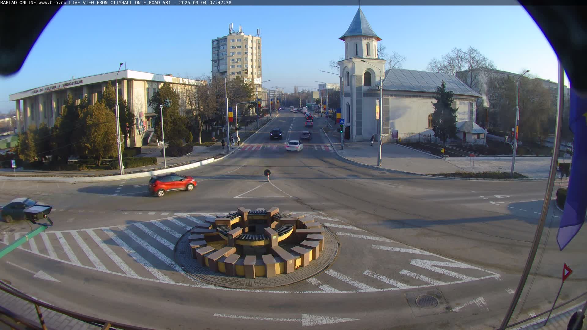Vaslui, Piata Victorei ( Victory Square) & City Center of Barlad Live Cam - Centru, Bârlad, Vaslui, Romania