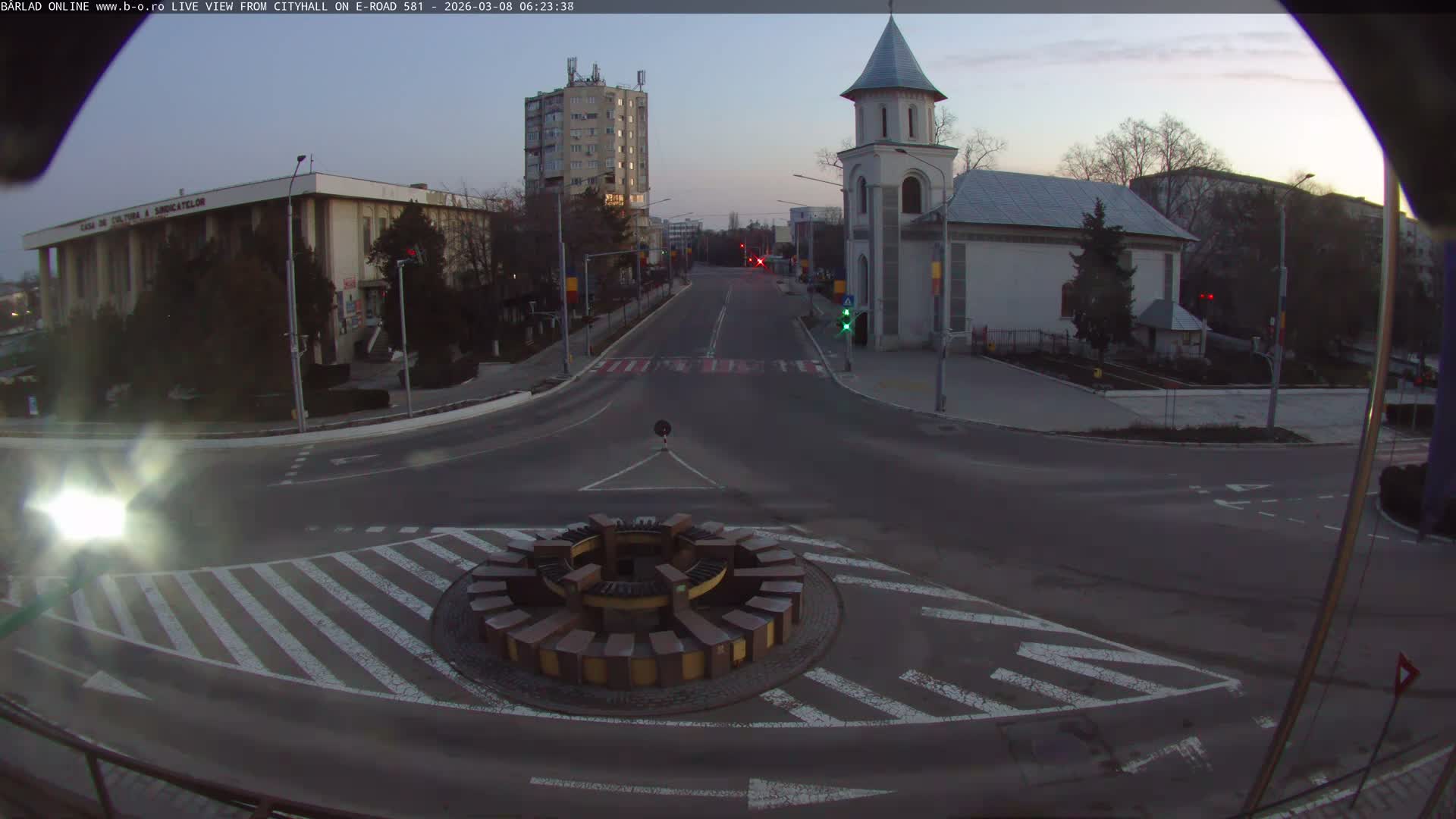 Vaslui, Piata Victorei ( Victory Square) & City Center of Barlad Live Cam - Centru, Bârlad, Vaslui, Romania