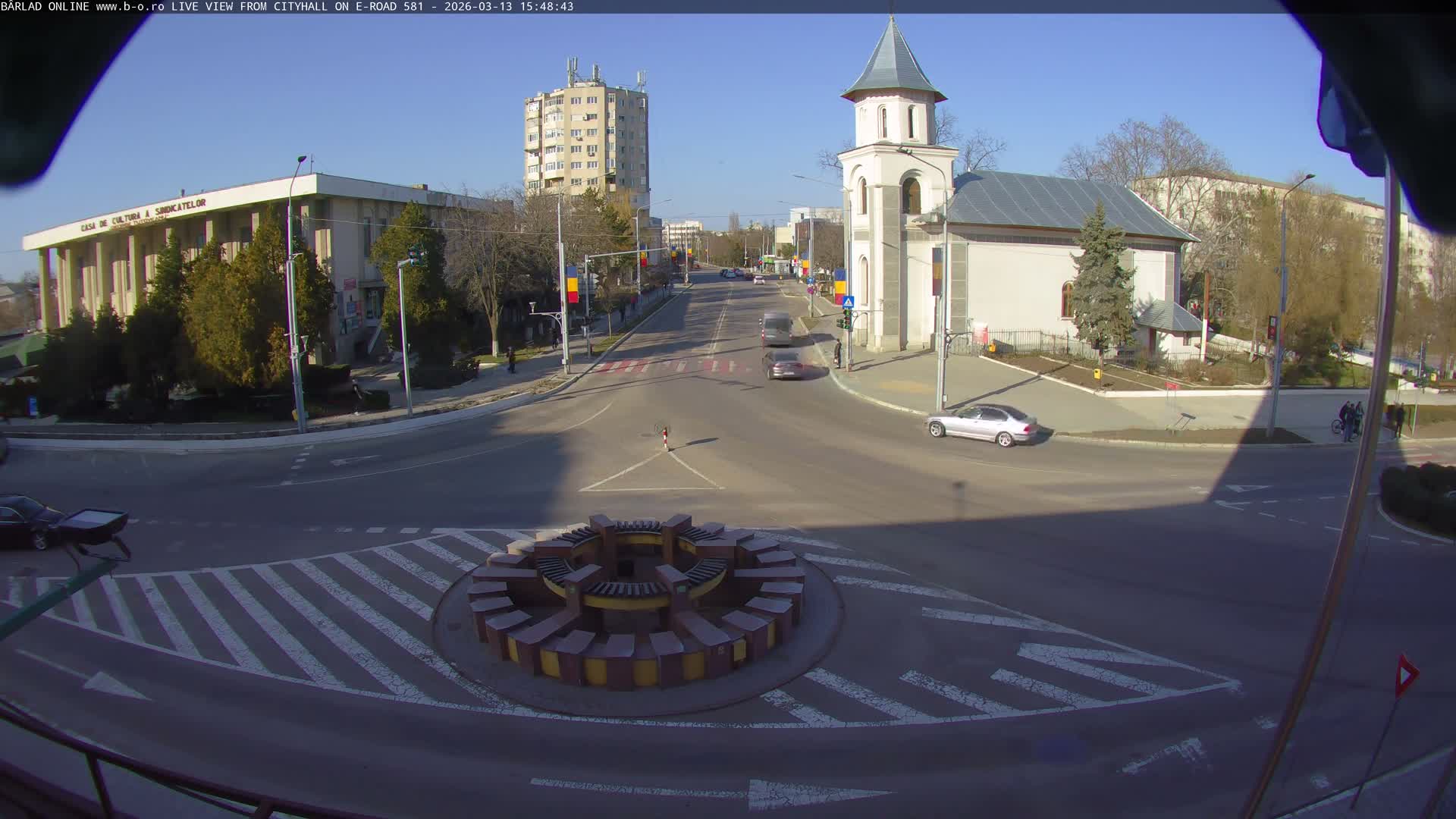 Vaslui, Piata Victorei ( Victory Square) & City Center of Barlad Live Cam - Centru, Bârlad, Vaslui, Romania