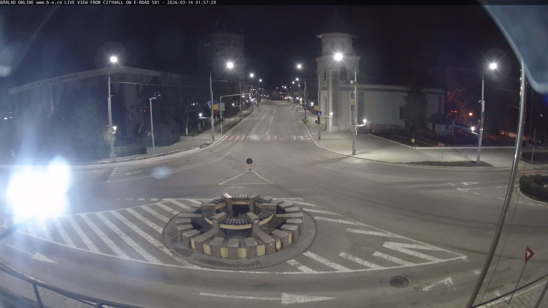Vaslui, Piata Victorei ( Victory Square) & City Center of Barlad Live Cam - Centru, Bârlad, Vaslui, Romania