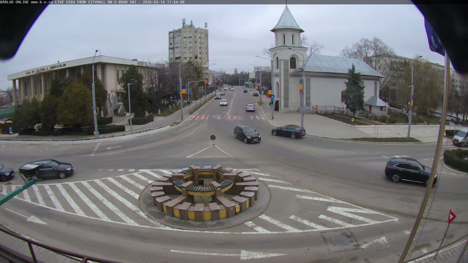 Vaslui, Piata Victorei ( Victory Square) & City Center of Barlad Live Cam - Centru, Bârlad, Vaslui, Romania