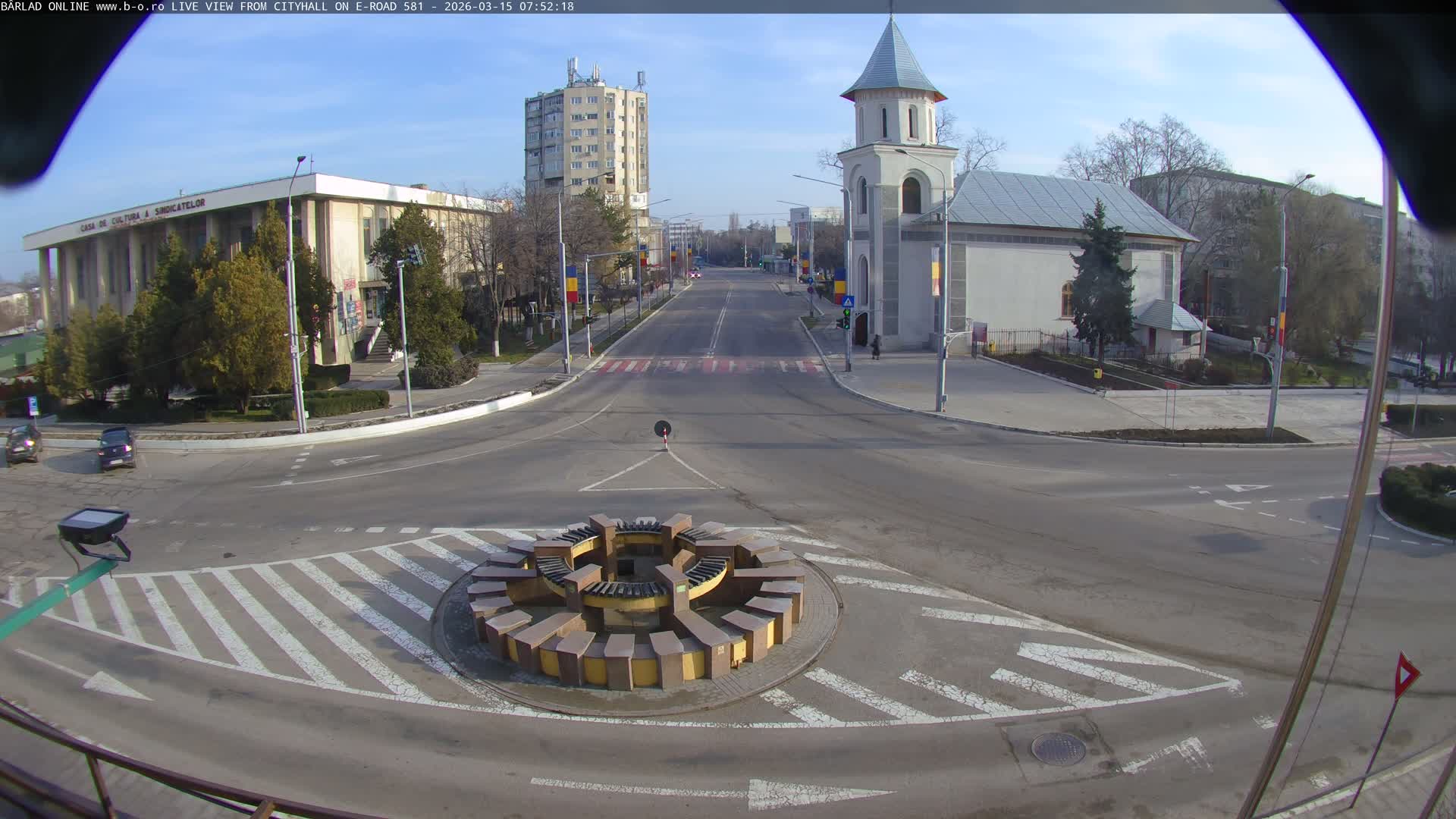 Vaslui, Piata Victorei ( Victory Square) & City Center of Barlad Live Cam - Centru, Bârlad, Vaslui, Romania