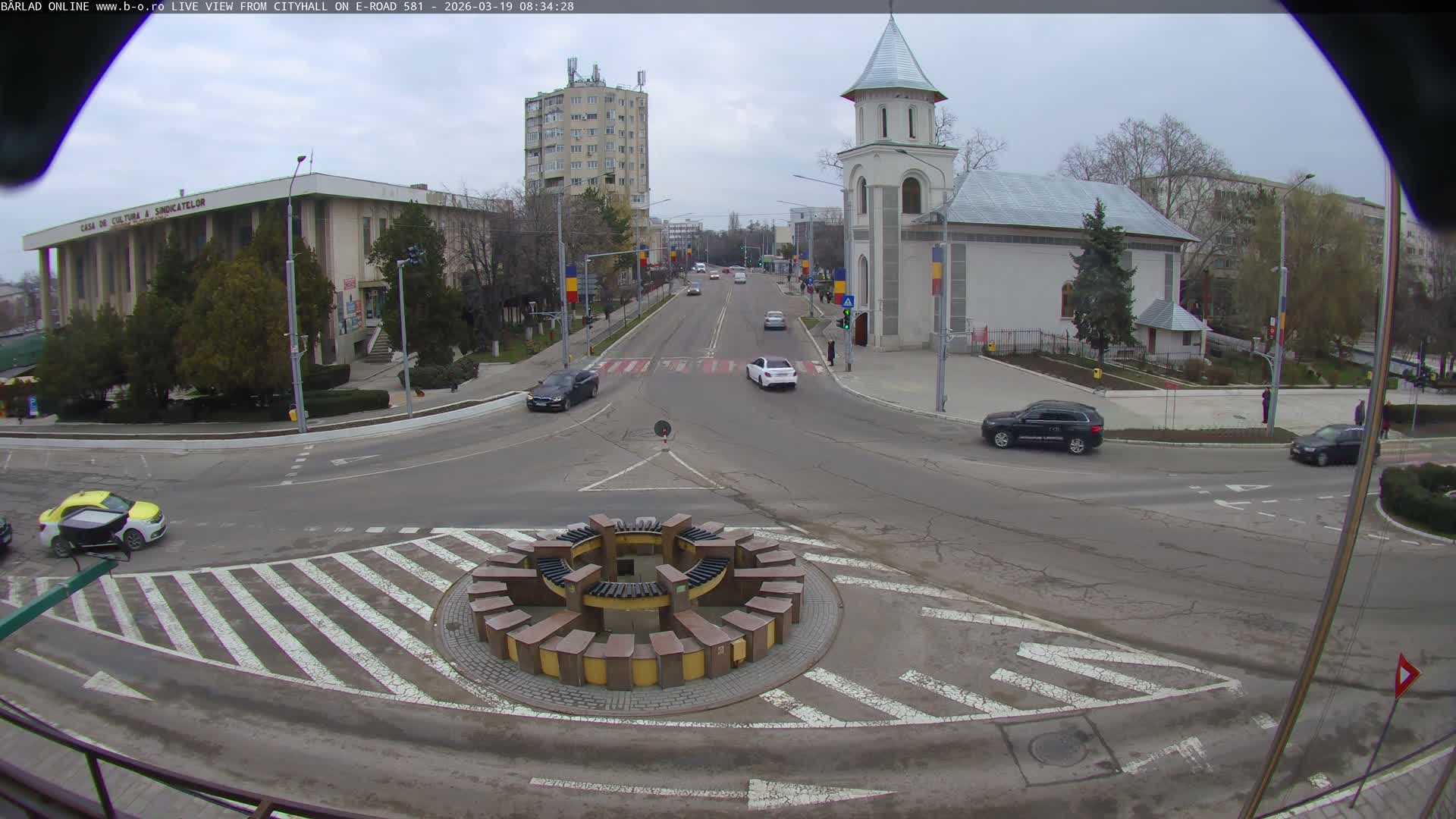 Vaslui, Piata Victorei ( Victory Square) & City Center of Barlad Live Cam - Centru, Bârlad, Vaslui, Romania