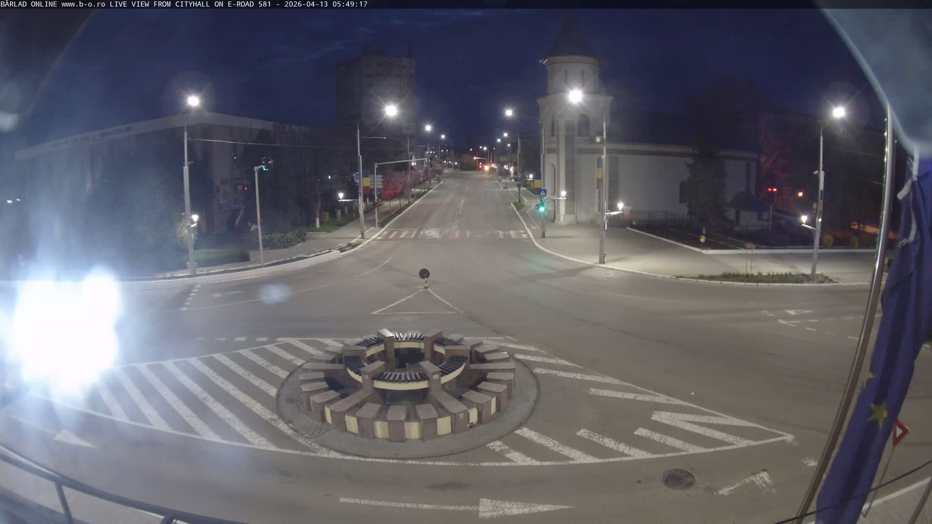 Vaslui, Piata Victorei ( Victory Square) & City Center of Barlad Live Cam - Centru, Bârlad, Vaslui, Romania
