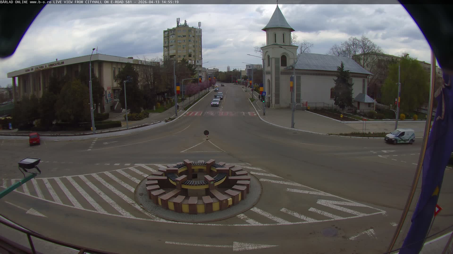 Vaslui, Piata Victorei ( Victory Square) & City Center of Barlad Live Cam - Centru, Bârlad, Vaslui, Romania