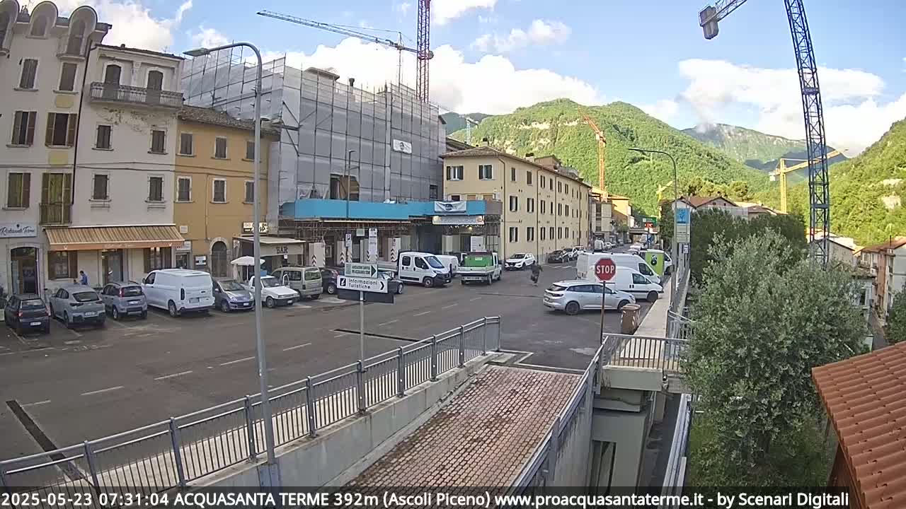 Acquasanta Terme Village Live Cam - Ascoli Piceno, Marche, Italy