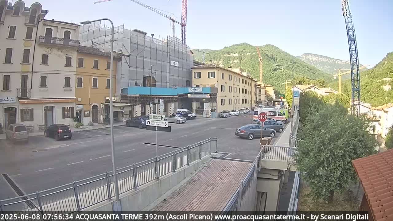 Acquasanta Terme Village Live Cam - Ascoli Piceno, Marche, Italy
