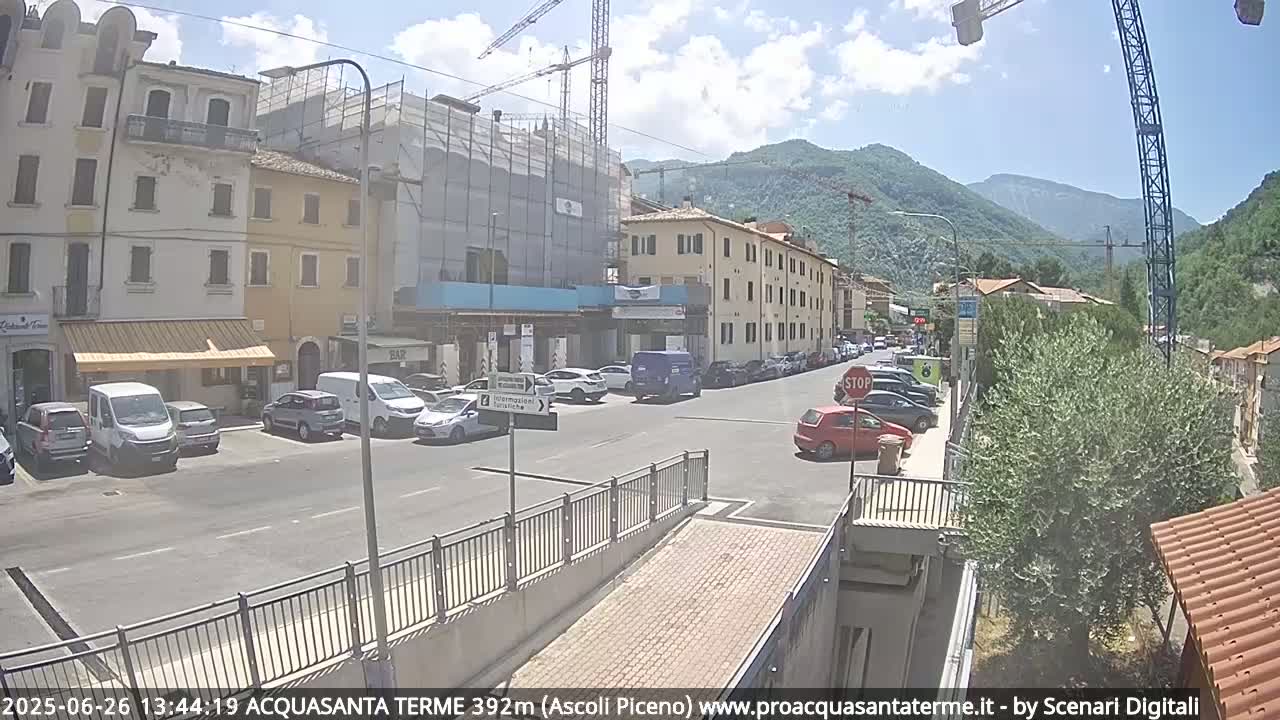 Acquasanta Terme Village Live Cam - Ascoli Piceno, Marche, Italy