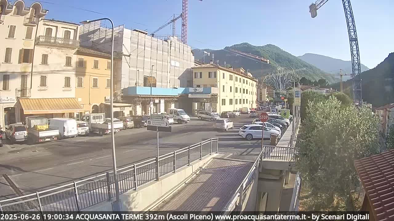 Acquasanta Terme Village Live Cam - Ascoli Piceno, Marche, Italy