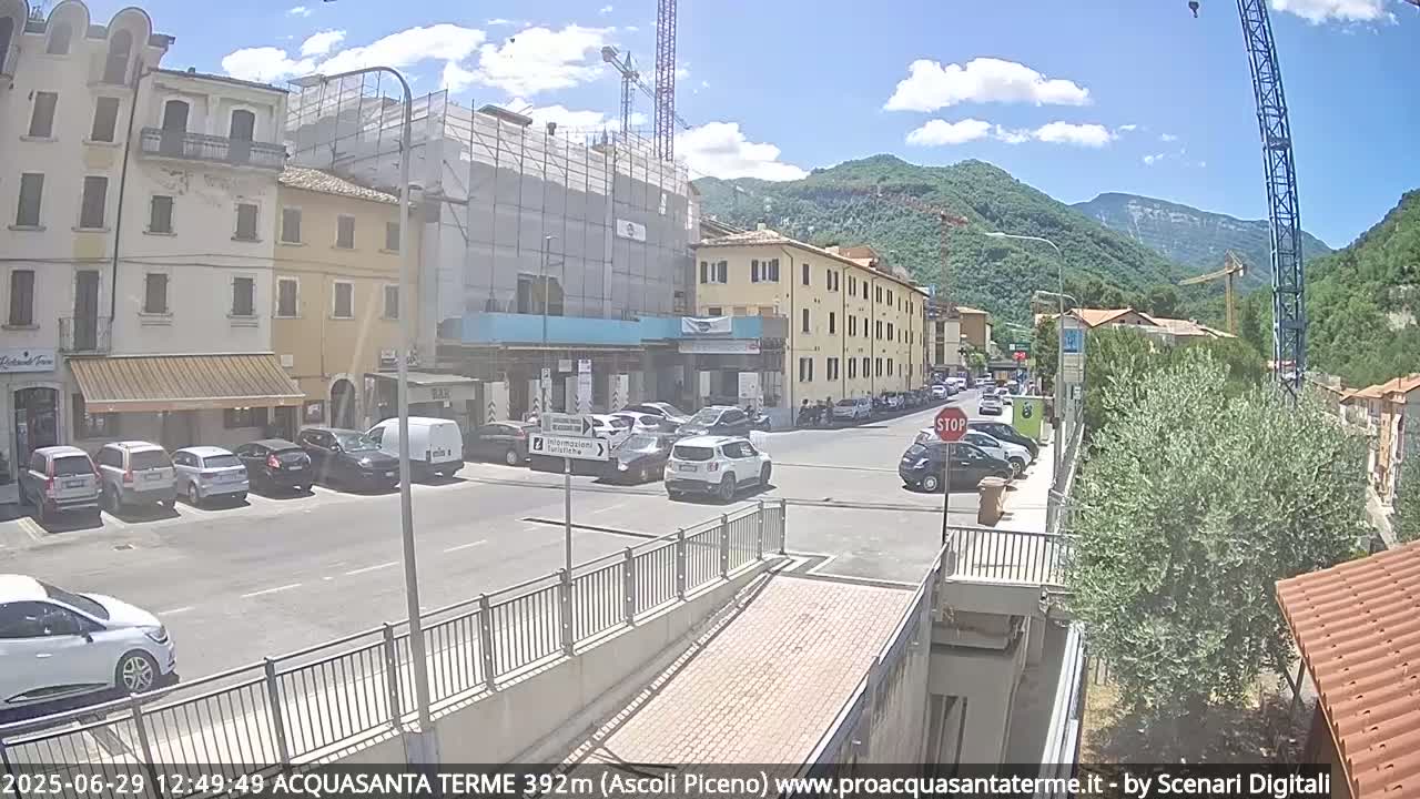 Acquasanta Terme Village Live Cam - Ascoli Piceno, Marche, Italy