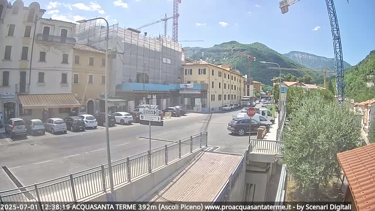 Acquasanta Terme Village Live Cam - Ascoli Piceno, Marche, Italy