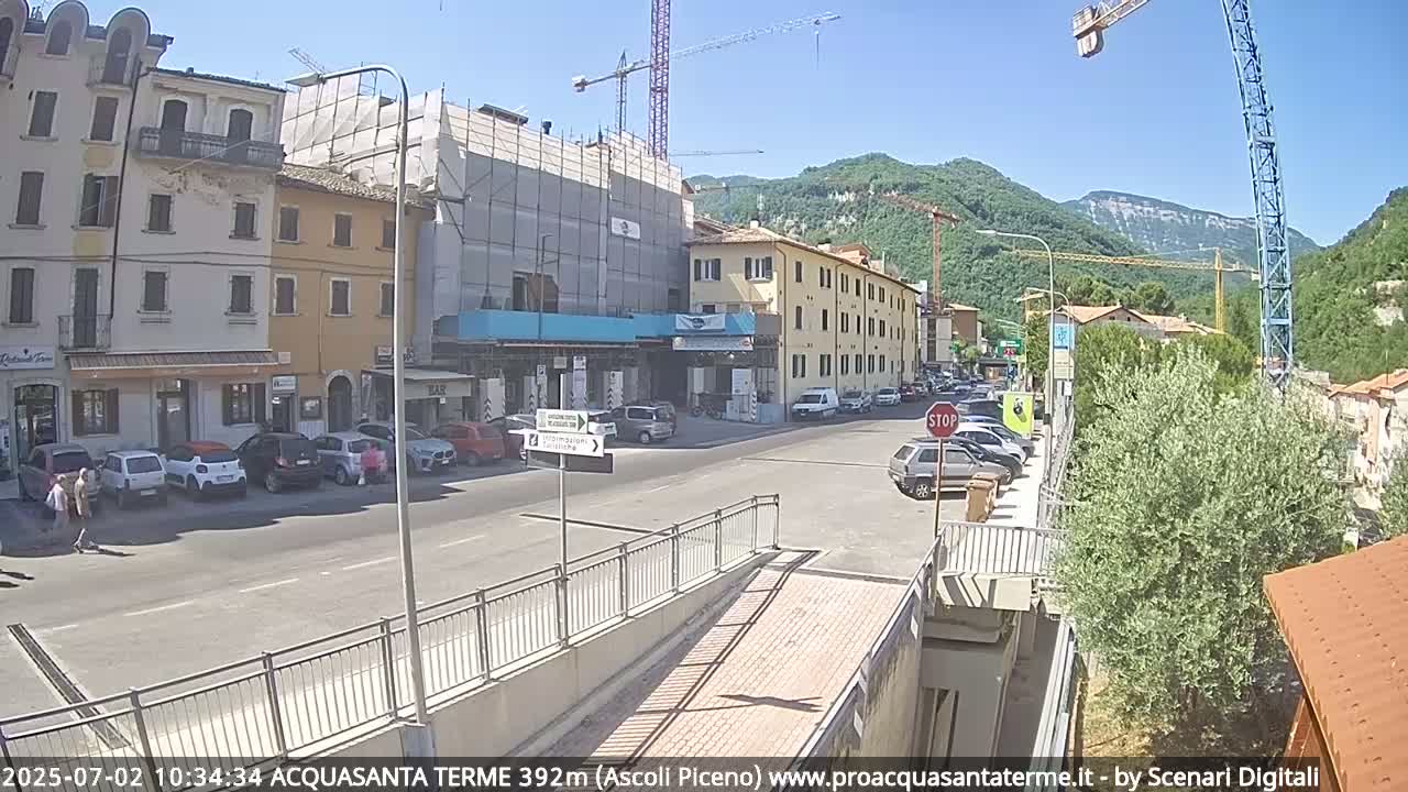 Acquasanta Terme Village Live Cam - Ascoli Piceno, Marche, Italy