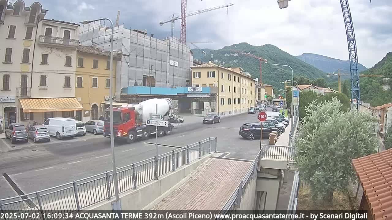 Acquasanta Terme Village Live Cam - Ascoli Piceno, Marche, Italy