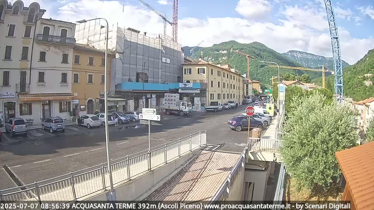 Acquasanta Terme Village Live Cam - Ascoli Piceno, Marche, Italy