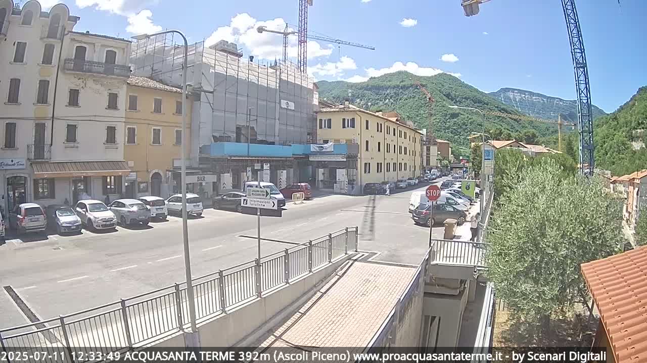 Acquasanta Terme Village Live Cam - Ascoli Piceno, Marche, Italy